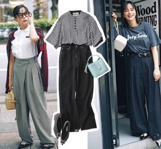 【秋トップス×ワイドパンツ】５選　これが今季のパンツコーデの基本！