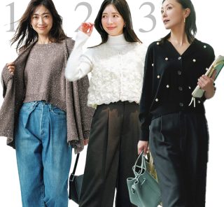 40代の【盛れる秋トップス】5選。いつものパンツも即・洒落見え！
