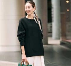 今、いちばん頼りになるユニクロ・GUの黒ニット！【おしゃれ読者スナップ10選】