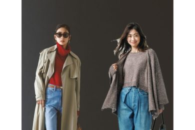 キレイめ派40代の【最旬デニムコーデ４選】アウター選びのコツも！