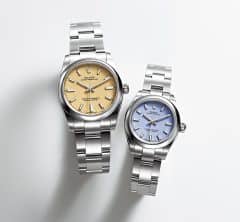 【ロレックス待望の新色】マットなニュアンスカラーが新鮮な「オイスター パーペチュアル」