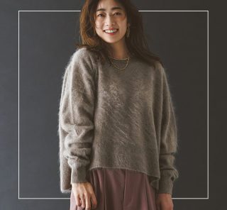 40代こそ「大人のふわふわニット」を！テンションもコーデも盛り上がる♡