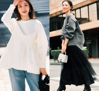 【40代の日常コーデ】楽なのにきれい見え！リアルに使える「冬トップス」3選