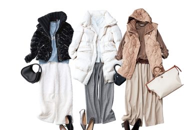 太って見えるって本当？【ダウン×ワイドパンツ】こう着れば華奢見え！〈５選〉