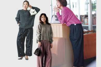 なんか地味…を回避！【ニット×パンツ】オシャレ見えする正解コーデ