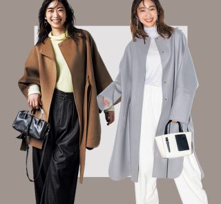 40代の大本命コート！【ノーカラーコート】最旬デザインは？