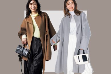 40代の大本命コート！【ノーカラーコート】最旬デザインは？