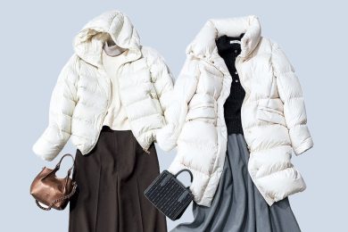 40代本命ブランドの【名品ホワイトダウン】で着回しコーデ