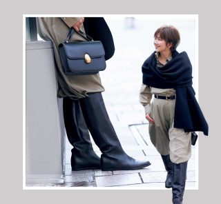 バレルパンツコーデの足元、何が正解？ブーツ、パンプス…〈コーデ６選〉
