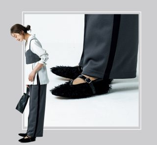 スニーカーもペタンコも！40代の秋冬に「バレエシューズ」が大人気〈５選〉