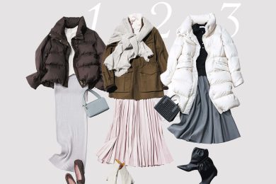 40代【冬のスカートコーデ】9選。アウターとのバランスであか抜ける！