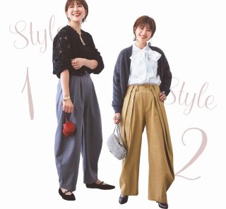 お手本は潮田玲子さん♡【大人フェミニンなパンツコーデ】３選