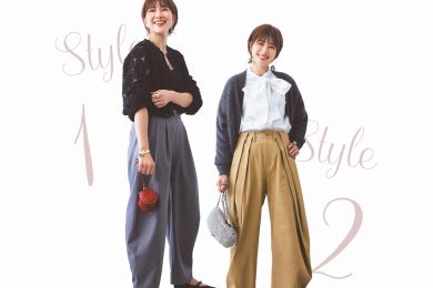 お手本は潮田玲子さん♡【大人フェミニンなパンツコーデ】３選