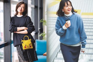 大人カジュアルの新定番【スウェットトップス】最旬着こなし〈３選〉