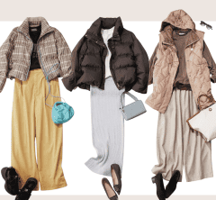 40代の新・王道「ブラウンのダウンコート」選び方＆合わせ方〈３選〉