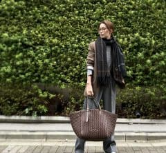 寒暖差に対応。アウターにもなるジャケットで【モデル私服コーデ】