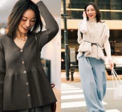 【マシュマロ体型さんに】冬の着ぶくれを防ぐ『正解トップス』〈3選〉