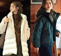 この冬いちばん使える！すっきり見え『黒ダウン』＆上品『白ダウン』〈4選〉