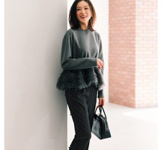 【帰省コーデ】ラクなのにきれい見え！モノトーンスタイル〈3選〉