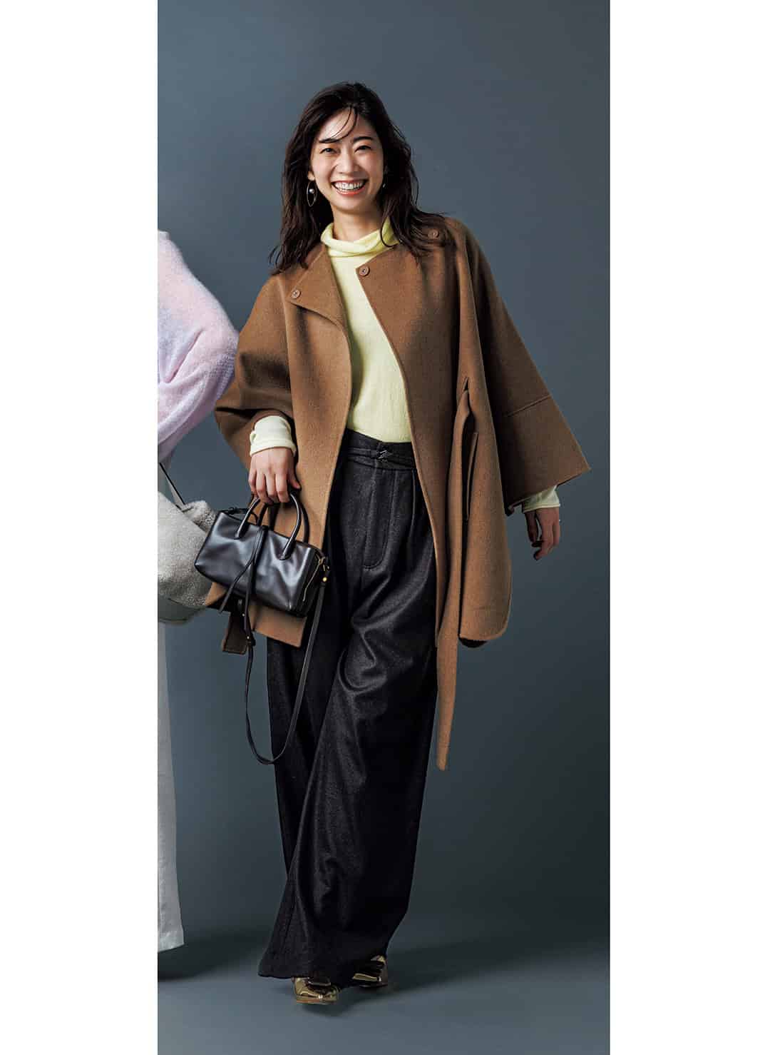 courreges21♡♡♡コート　40 MANTECOPureリバー ロングコート （ステンカラーコート）｜L size