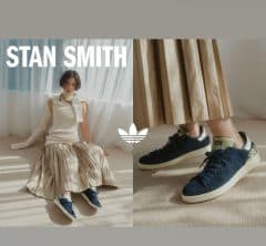 アディダスの名品スニーカーが上品なデニム生地で登場。