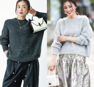 今、ニットを買うなら！「グレーニットの着回し力最強説」お手本コーデ５選