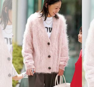 大人に“フワフワ”ブーム到来！「華やぎ羽織り」で大人な甘コーデ〈２選〉
