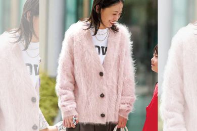 大人に“フワフワ”ブーム到来！「華やぎ羽織り」で大人な甘コーデ〈２選〉