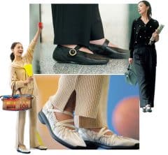 爆発的人気！「バレエシューズ風スニーカー」40代に似合うデザイン〈５選〉