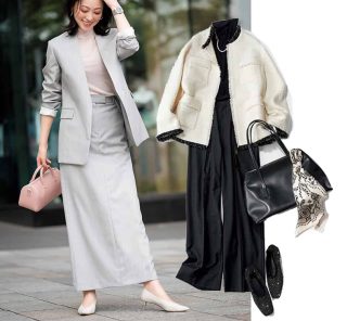 40代の【最旬・お仕事コーデ集】上品とトレンドを両立！コーデ＆小物〈17選〉