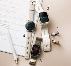40代〜女性におすすめ【スマートウォッチ】４選。更年期の体調管理に役立てたい！