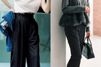 冬イベントに頼れる！1本あると便利な「華やか黒パンツ」3選