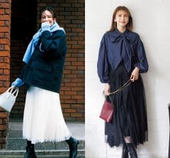 甘派40代、冬は結局これがいちばん素敵！【ロンスカ×ブーツ】コーデ４選