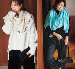 40代の「上半身のボリューム」は【薄軽ストール】で解消！スタイリスト直伝の最旬テクニック