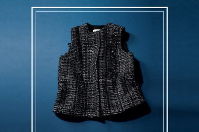 モノトーン派40代に。トレンド名品【柄ジレ＆ベスト】でコーデの更新を！