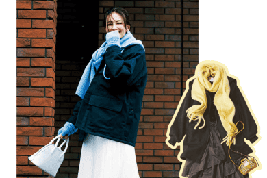 40代ママの年末年始は、大人で可愛い【防寒スカートコーデ】が大正解！