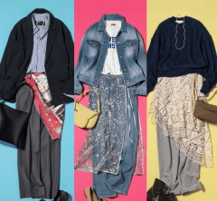 1枚“巻くだけ”で冬のワンツーコーデが見違える！【巻きスカート】着回し＜6選＞