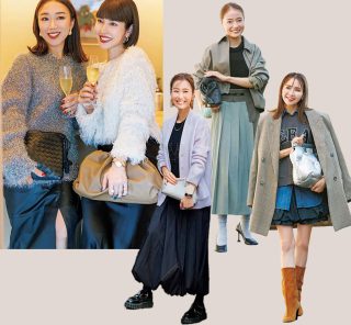 オシャレ読者の【年末コーデ】SNAP②｜名古屋では「クラッチ」人気が再燃！