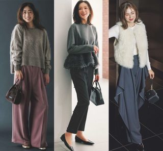 防寒も、あか抜けも叶える「冬のパンツコーデ」10選。最旬の合わせ方は？