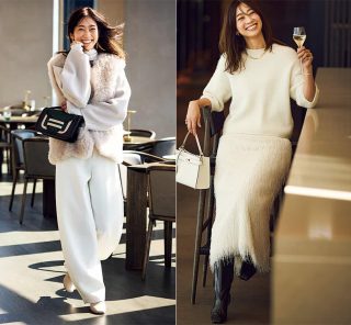 1月の“オシャレする日”は「白コーデ」で上品に華やぐ！３選