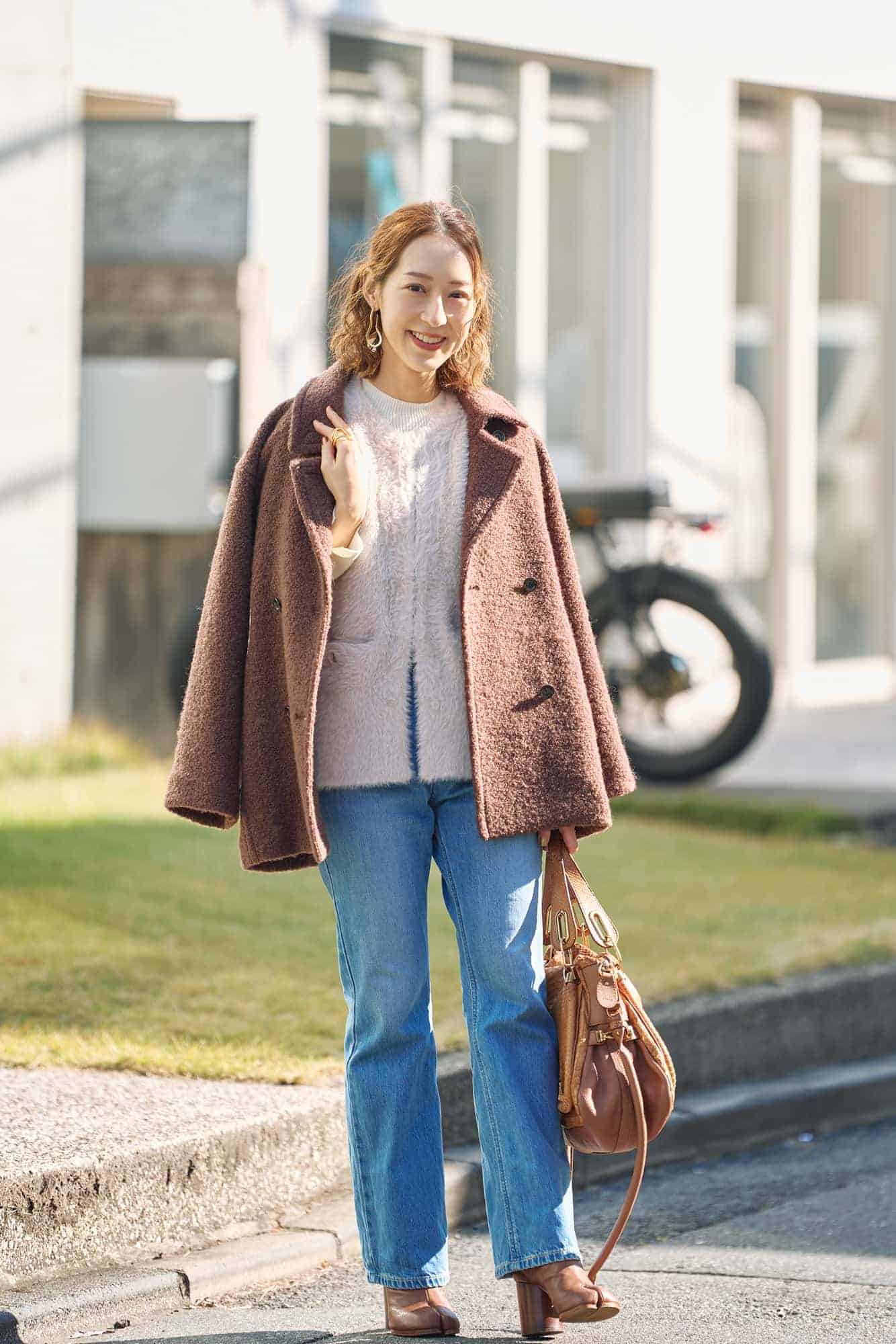 オシャレ40代が必ず持っている【ファージレ・ボアベスト】華やぎ方は