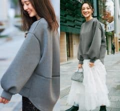 毎回即完売！大人気の「きれいめスウェット」が日常もお出かけも使える