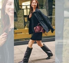 冬の「黒コーデ」がマンネリしてきたら…【ミニスカ】投入を!お手本はSTORYライター