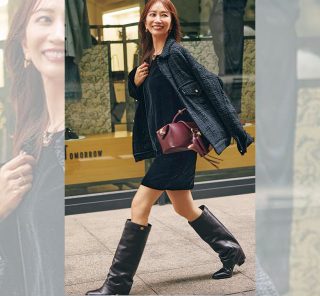 冬の「黒コーデ」がマンネリしてきたら…【ミニスカ】投入を！お手本はSTORYライター