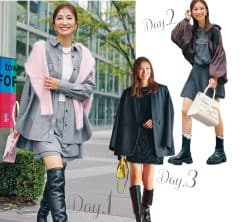 【40代のミニスカSNAP】初挑戦はロングコート合わせが正解!〈STORYライター編〉5選