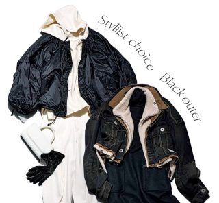 スタイリストのいち推し【黒アウター】を調査！スポーティに人気が集中