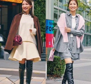 40代の【推し活コーデ】は？チームSTORYは年末イベントに「ミニスカ」で参戦！