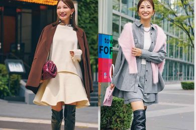 40代の【推し活コーデ】は？チームSTORYは年末イベントに「ミニスカ」で参戦！