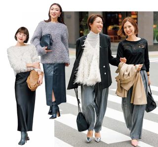 40代の「シミラールック」SNAP｜オシャレな友達同士、コーデが似てくる説！