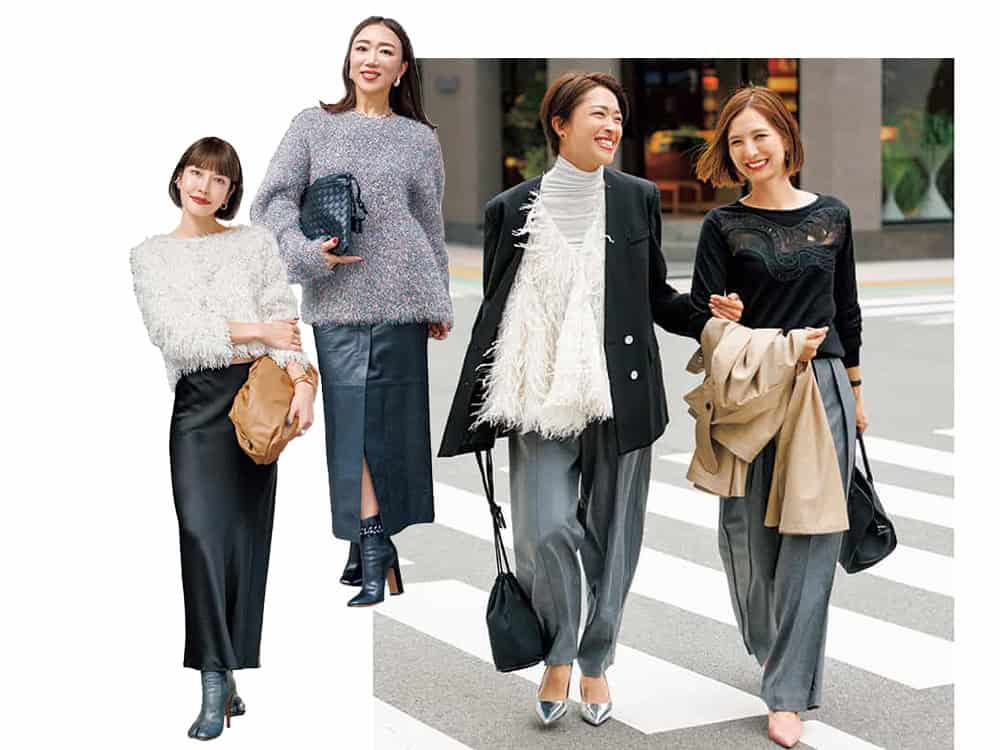 お洒落ファッション 40代の「シミラールック」SNAP｜オシャレな友達同士、コーデが似てくる